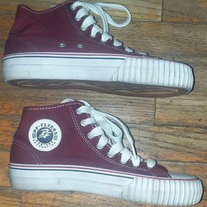 PF Flyers - Unisex Burgundy High Top Shoes USED
